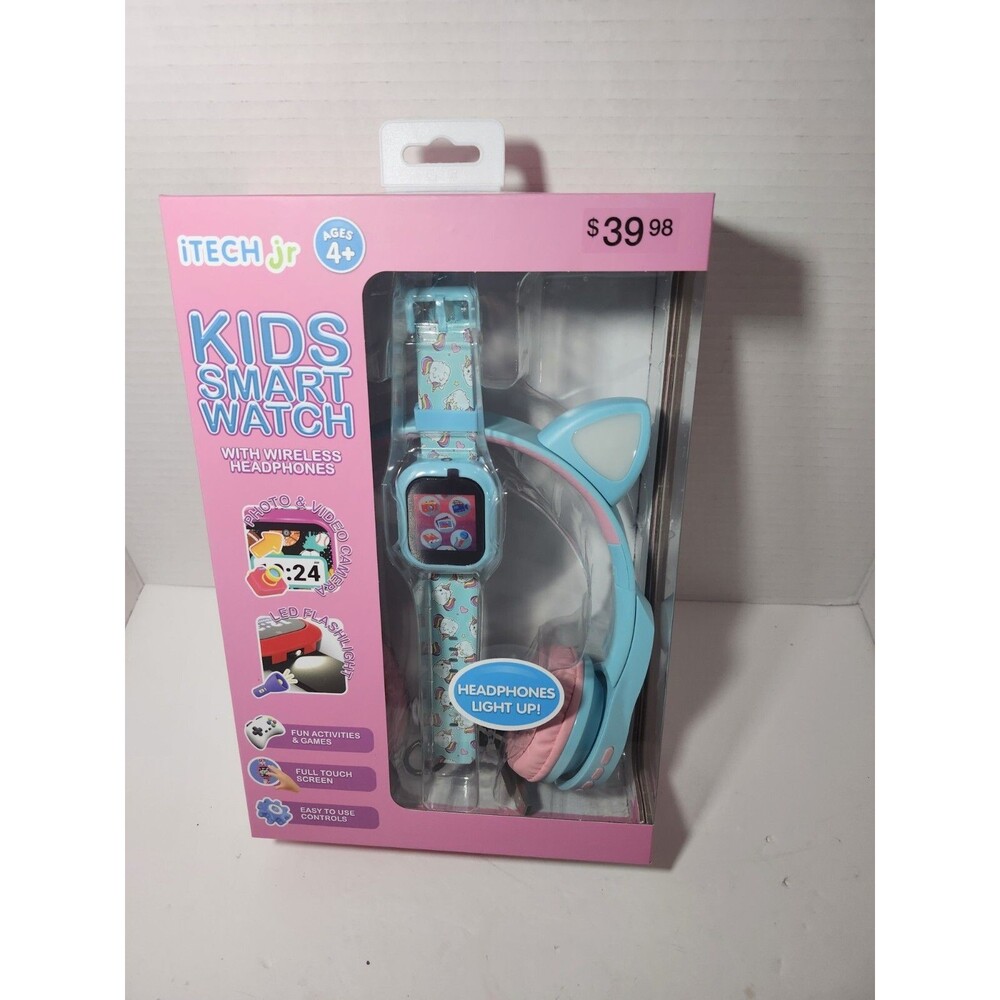 Itech Jr Kids Smart Watch And Wireless Headphones